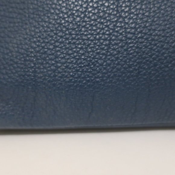 HERMES BIRKIN 35CM BLUE DE MALT CLEMENCE LEATHER PALLADIUM HARDWARE 2009 - Picture 10 of 16